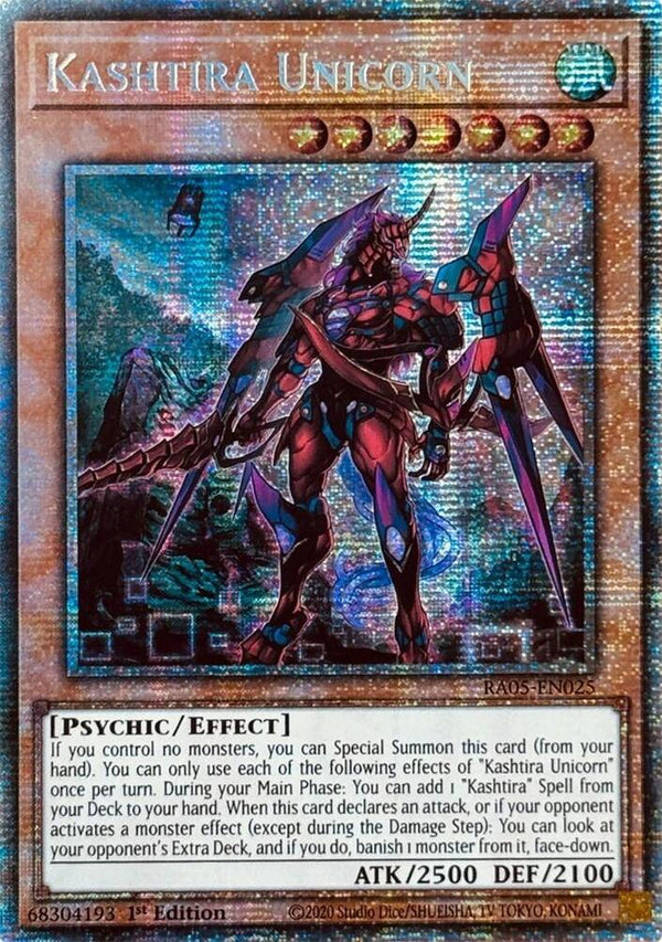 Kashtira Unicorn - RA05-EN025 - Starlight Rare - 1st Edition