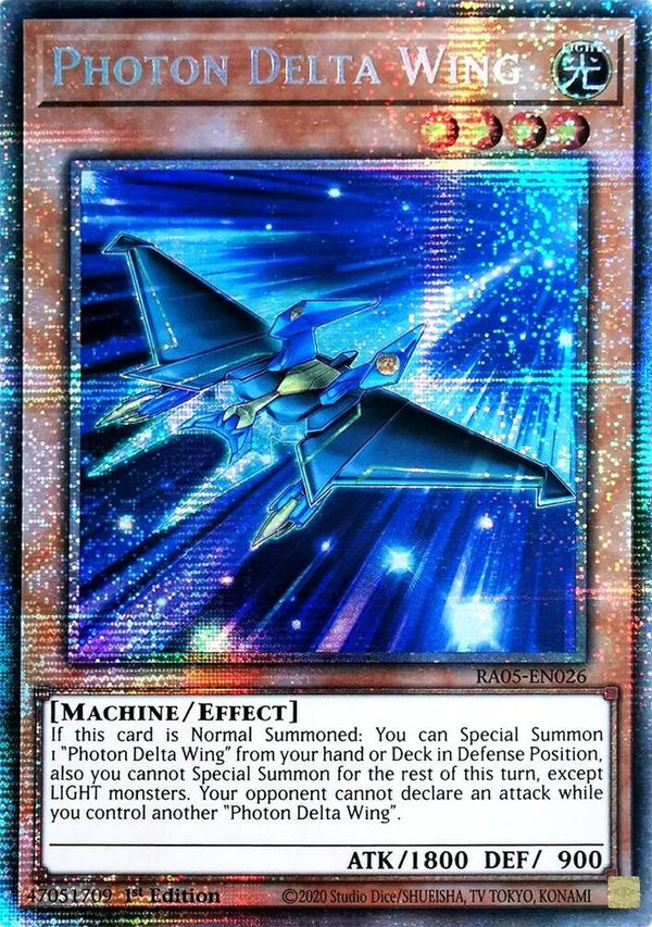 Photon Delta Wing - RA05-EN026 - Starlight Rare - 1st Edition