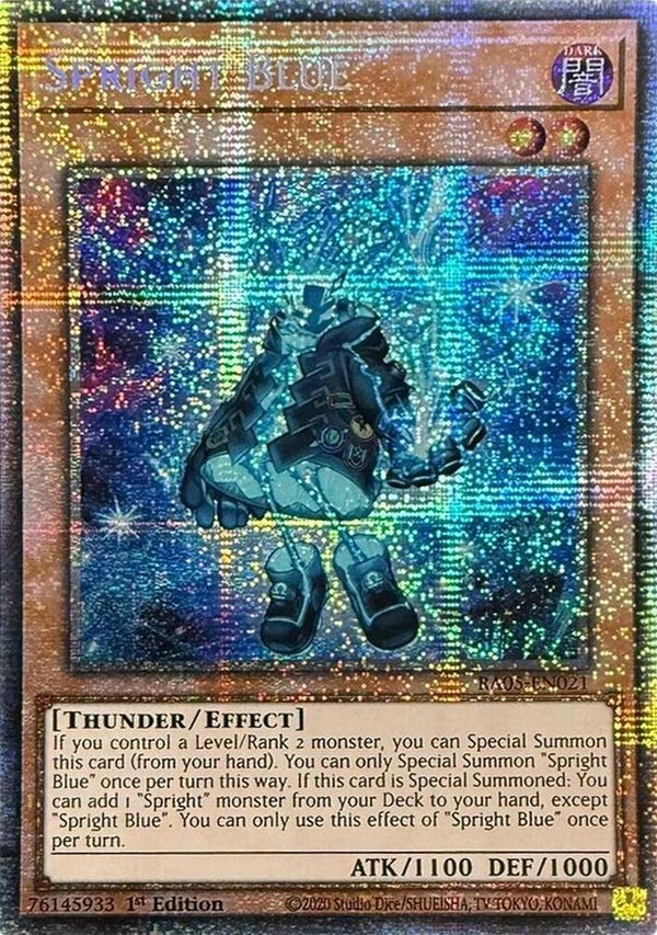 Spright Blue - RA05-EN021 - Starlight Rare - 1st Edition