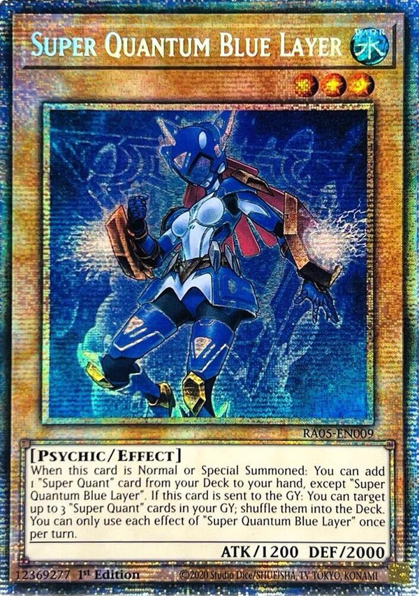 Super Quantum Blue Layer - RA05-EN009 - Starlight Rare - 1st Edition