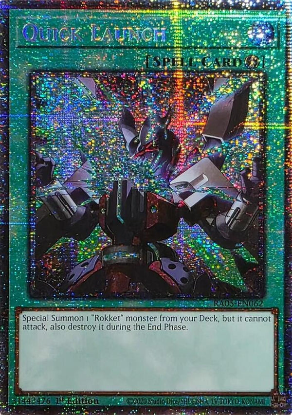 Quick Launch - RA05-EN062 - Starlight Rare - 1st Edition