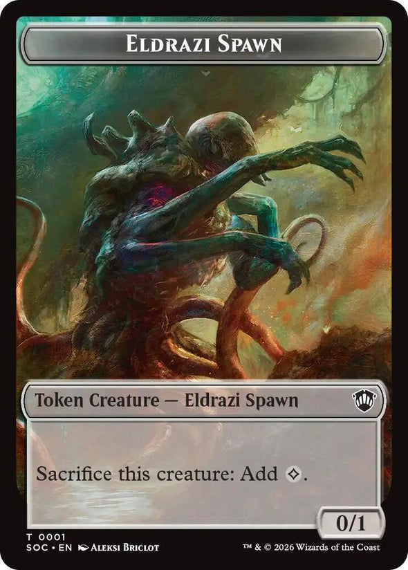 Worm // Eldrazi Spawn Token (TSOC)