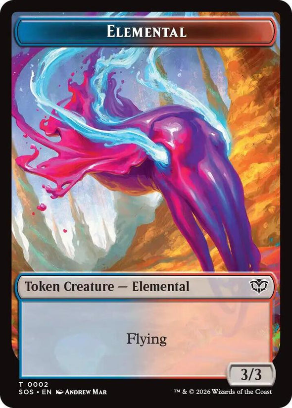 Dragon Illusion // Elemental (002) Token (TSOC)