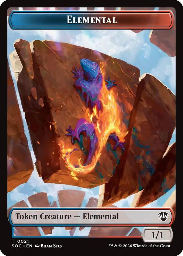 Elemental (021) // Phyrexian Myr Token (TSOC)