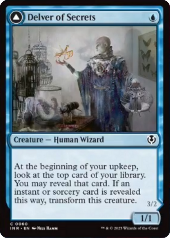Delver of Secrets // Insectile Aberration (INR)