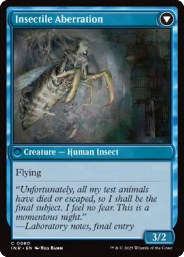 Delver of Secrets // Insectile Aberration (INR)