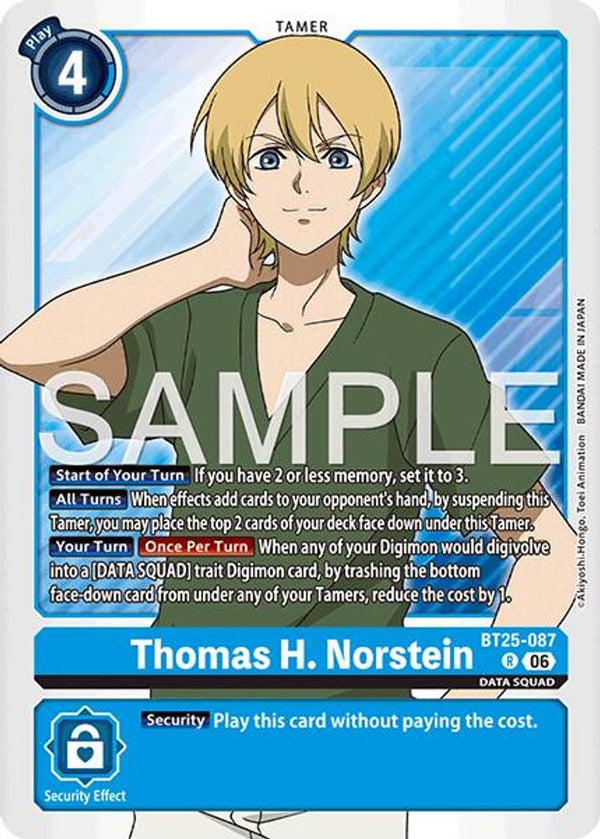 Thomas H. Norstein - BT25-087 - Rare (Pre-Order)