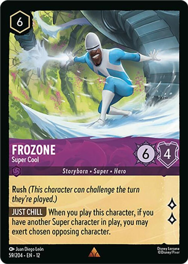 Frozone (Super Cool) - 59/204 - Rare