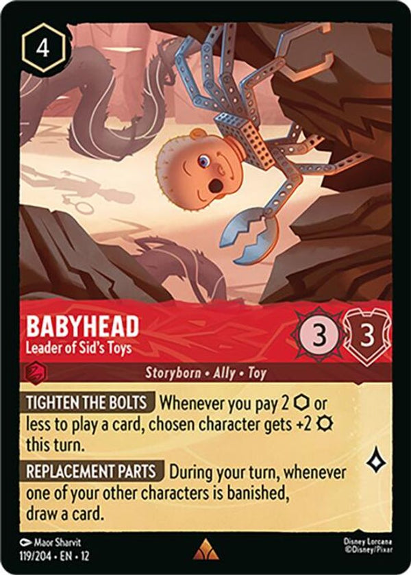 Babyhead (Leader of Sid's Toys) - 119/204 - Rare