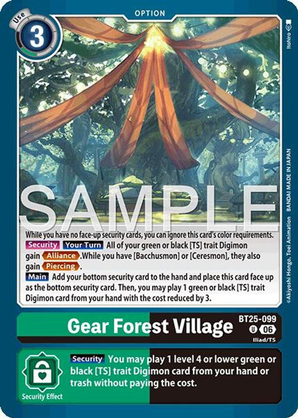 Gear Forest Village - BT25-099 - Uncommon