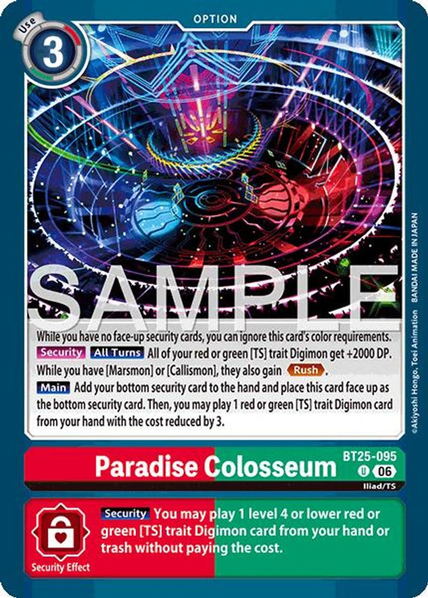 Paradise Colosseum - BT25-095 - Uncommon