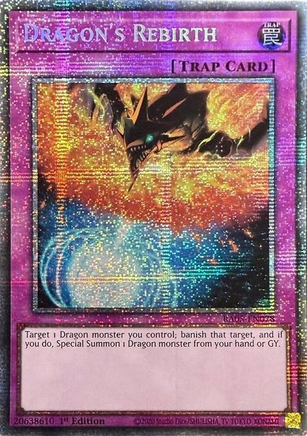 Dragon's Rebirth - RA05-EN078 - Starlight Rare - 1st Edition