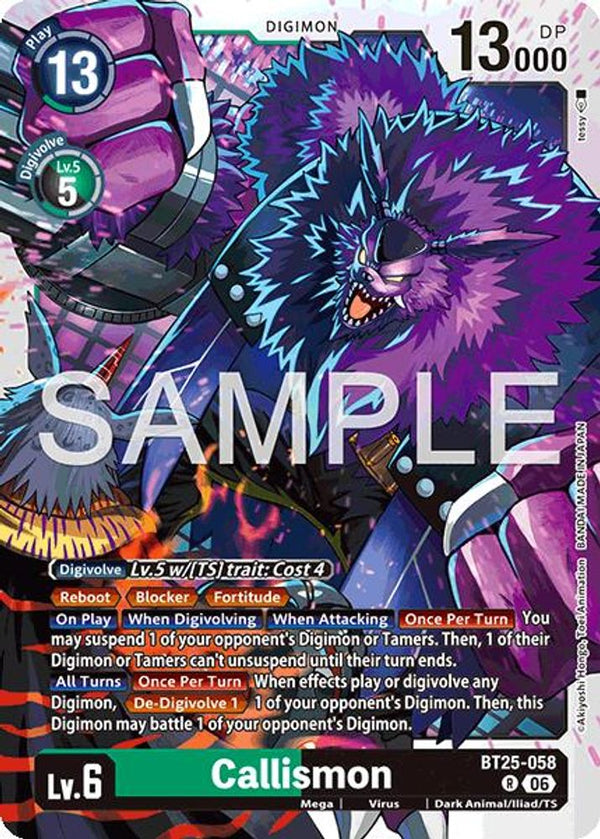 Callismon - BT25-058 - Rare