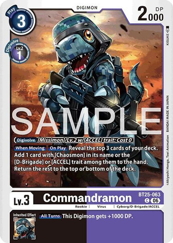 Commandramon - BT25-063 - Common