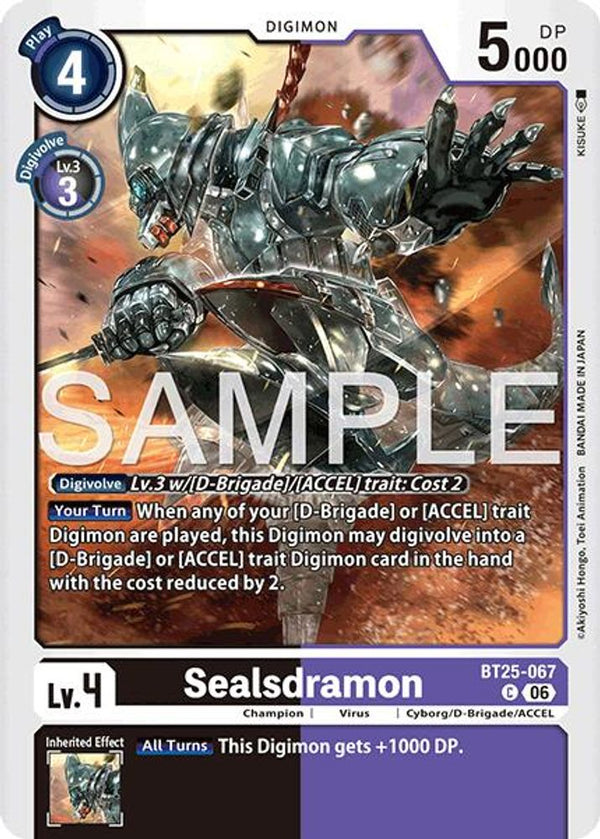 Sealsdramon - BT25-067 - Common (Pre-Order)
