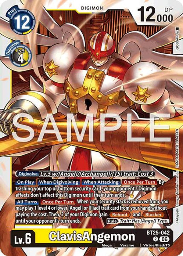 ClavisAngemon - BT25-042 - Rare (Pre-Order)
