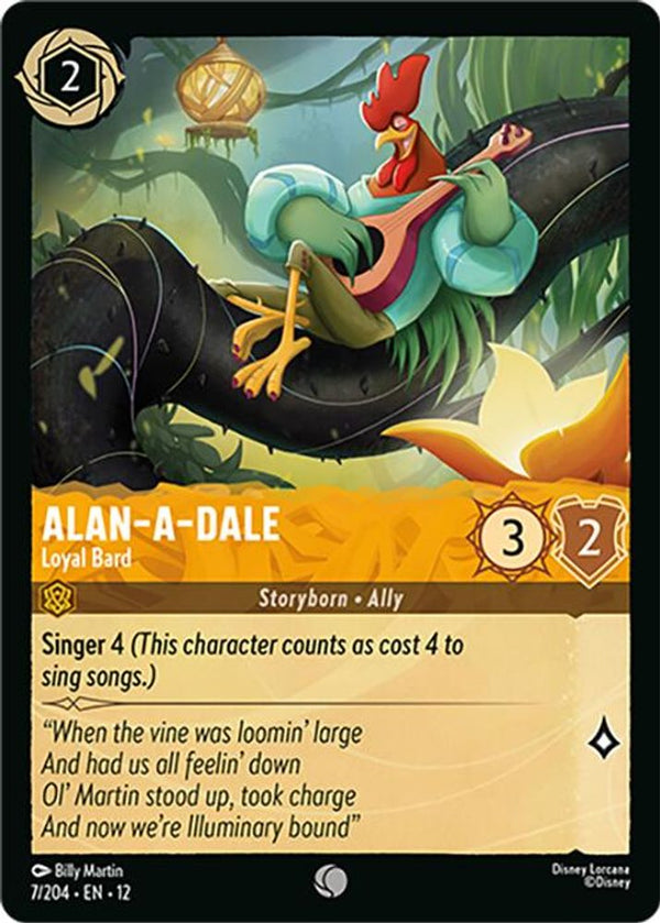 Alan-a-Dale (Loyal Bard) - 7/204 - Common