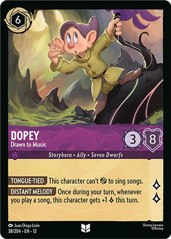 Dopey (Drawn to Music) - 38/204 - Uncommon