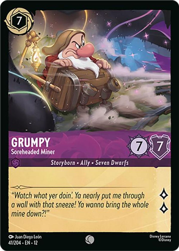 Grumpy (Soreheaded Miner) - 41/204 - Common
