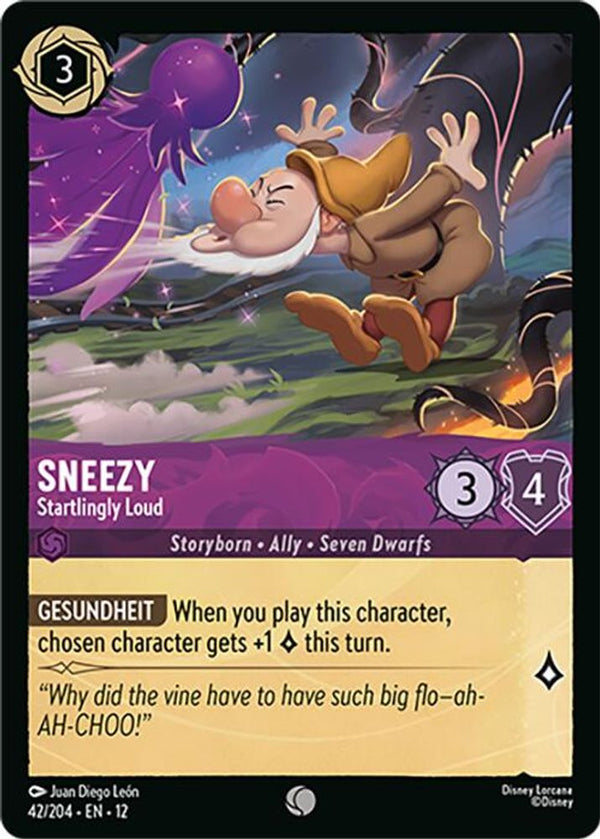 Sneezy (Startlingly Loud) - 42/204 - Common