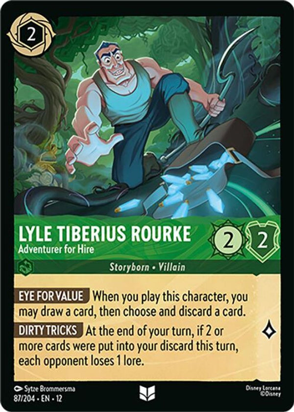 Lyle Tiberius Rourke (Adventurer for Hire) - 87/204 - Uncommon