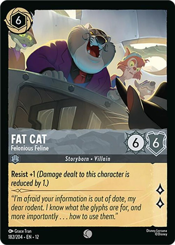 Fat Cat (Felonious Feline) - 182/204 - Common