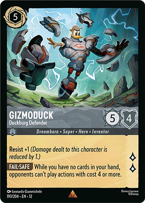 Gizmoduck (Duckburg Defender) - 193/204 - Rare
