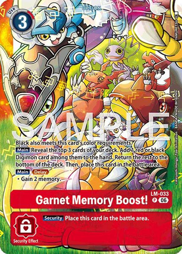 Garnet Memory Boost! (ST23/24 Alternate Art) - LM-033 - Promo