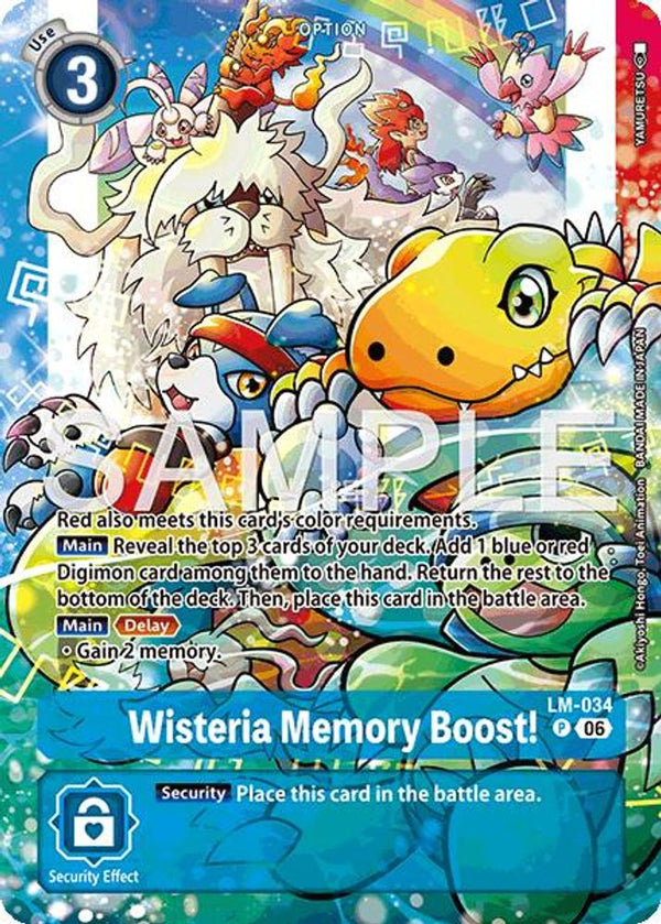 Wisteria Memory Boost! (ST23/24 Alternate Art) - LM-034 - Promo