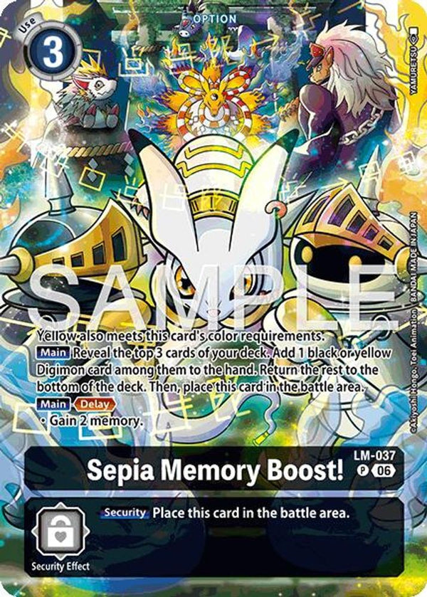Sepia Memory Boost! (ST23/24 Alternate Art) - LM-037 - Promo