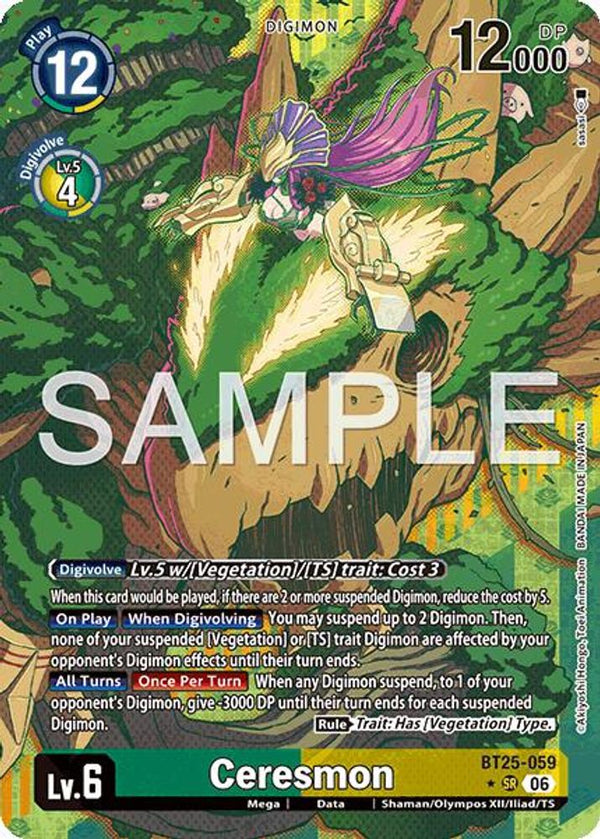 Ceresmon (Alternate Art) - BT25-059 - Super Rare