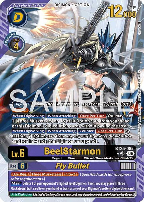 BeelStarmon // Fly Bullet (Alternate Art) - BT25-085 - Ultimate Rare (Pre-Order)
