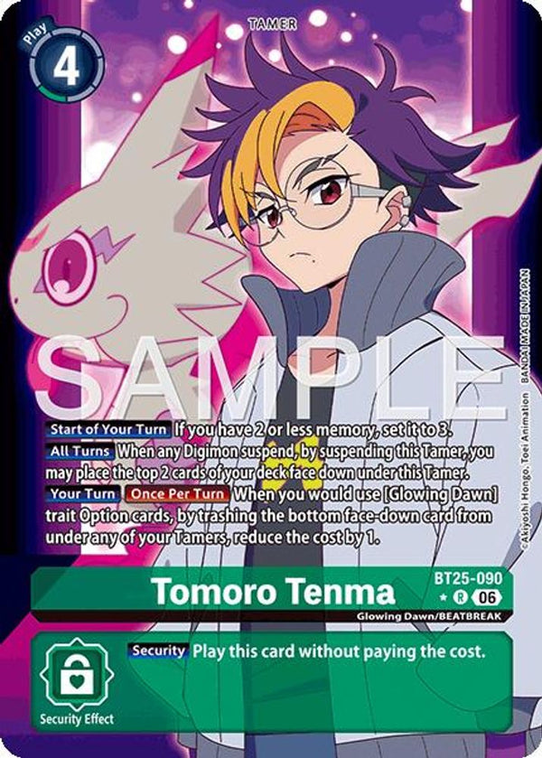 Tomoro Tenma (Alternate Art) - BT25-090 - Rare (Pre-Order)