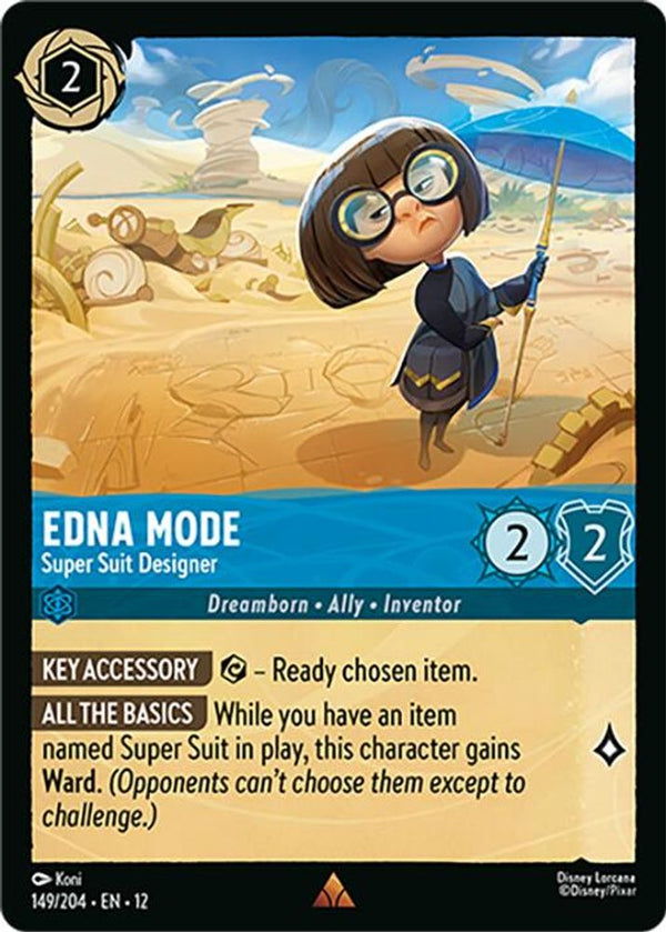 Edna Mode (Super Suit Designer) - 149/204 - Rare