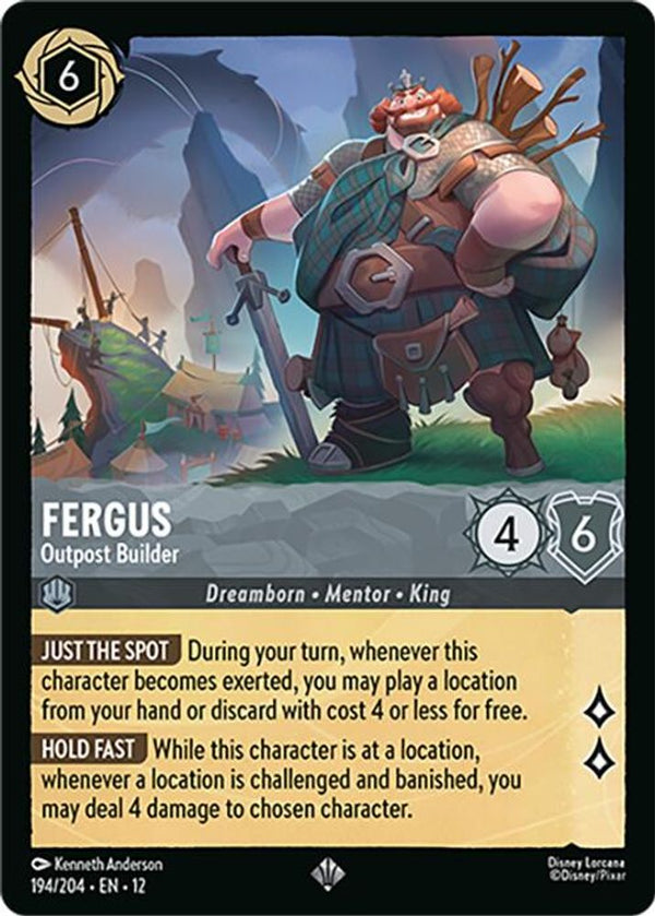 Fergus (Outpost Builder) - 194/204 - Super Rare