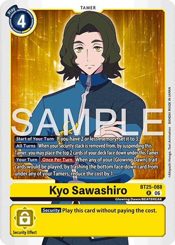 Kyo Sawashiro - BT25-088 - Rare