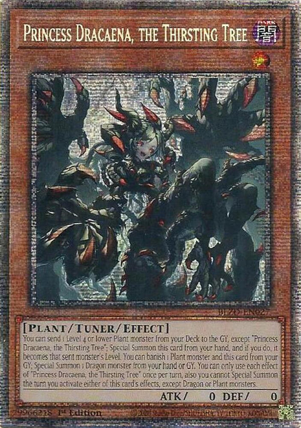 Princess Dracaena, the Thirsting Tree - BLZD-EN027 - Starlight Rare - 1st Edition