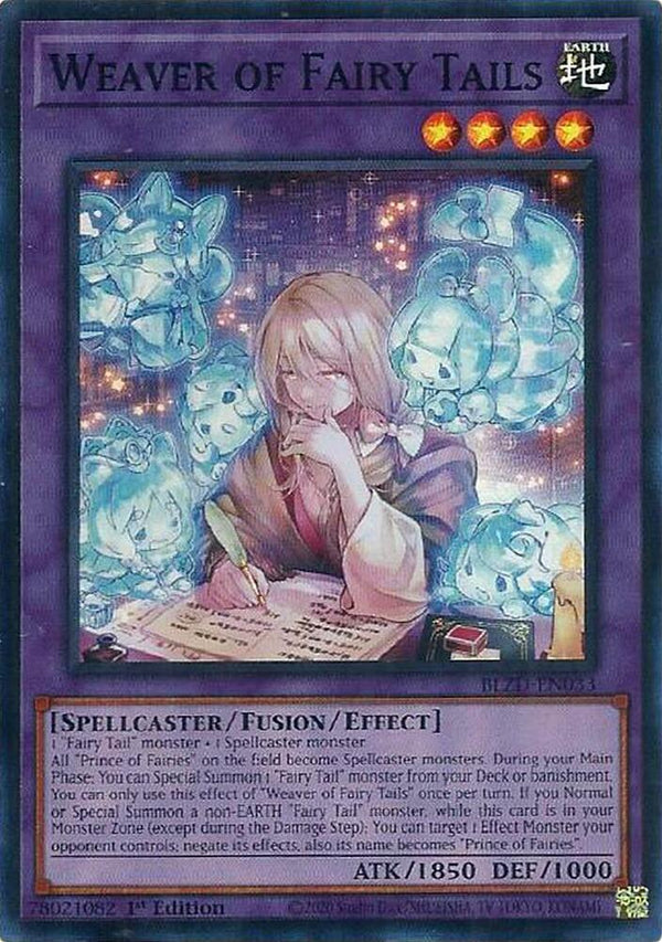 Weaver of Fairy Tails - BLZD-EN033 - Super Rare - 1st Edition