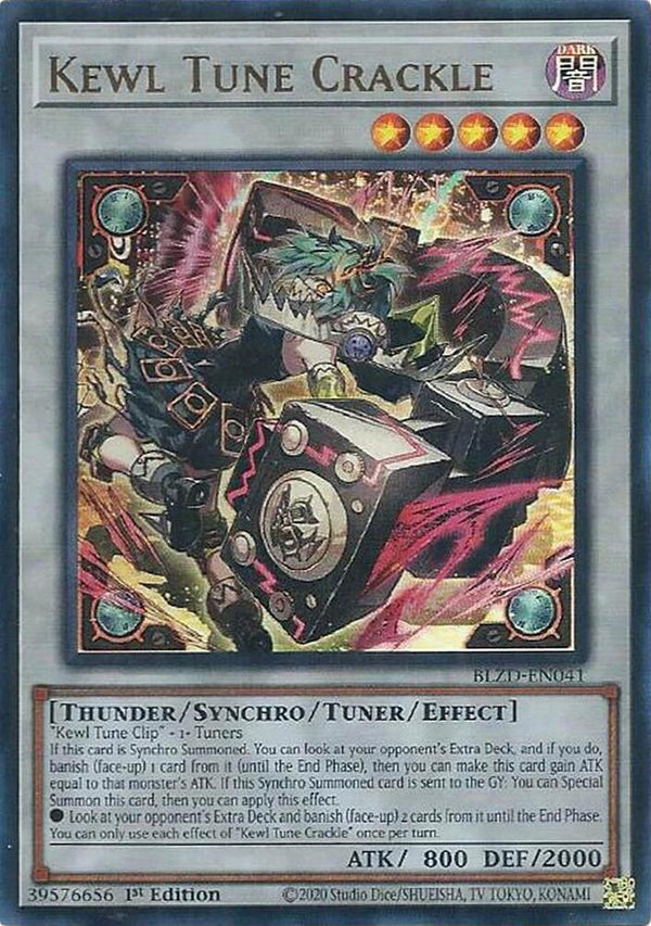 Kewl Tune Crackle - BLZD-EN041 - Ultra Rare - 1st Edition