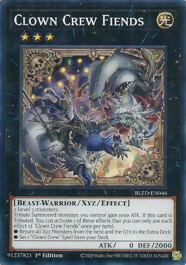 Clown Crew Fiends - BLZD-EN046 - Common - 1st Edition