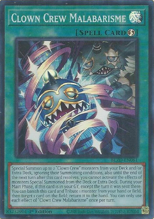 Clown Crew Malabarisme - BLZD-EN061 - Super Rare - 1st Edition