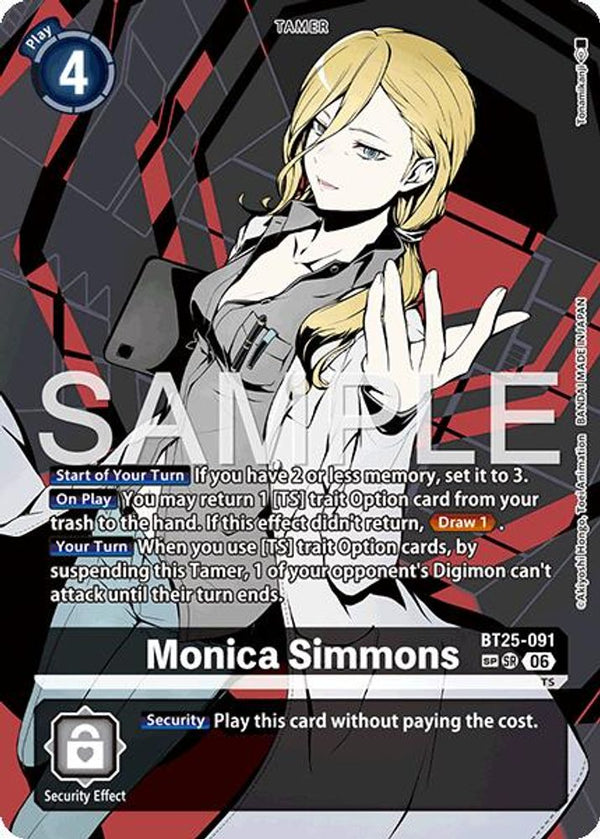 Monica Simmons (SP) - BT25-091 - Super Rare