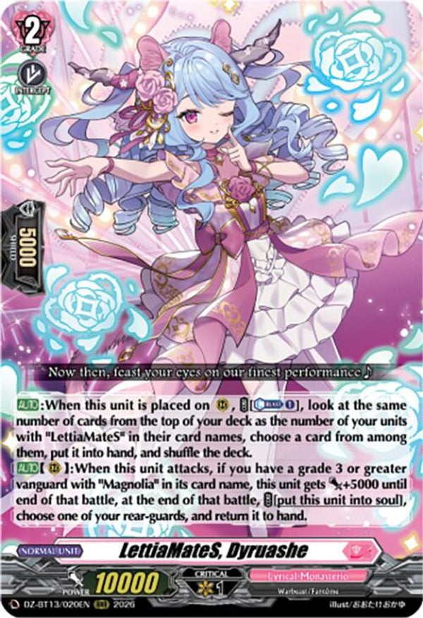 LettiaMateS, Dyruashe - DZ-BT13/020EN - Triple Rare