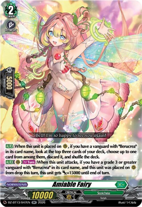 Amiable Fairy - DZ-BT13/047EN - Double Rare