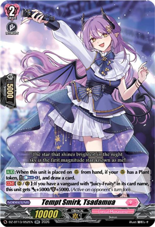 Tempt Smirk, Tsadamua - DZ-BT13/052EN - Double Rare
