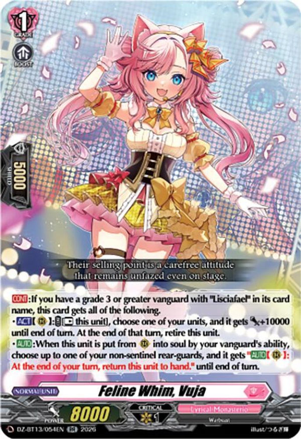 Feline Whim, Vuja - DZ-BT13/054EN - Double Rare