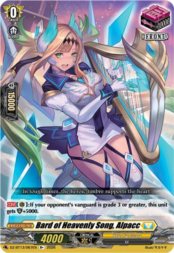 Bard of Heavenly Song, Alpacc - DZ-BT13/067EN - R+