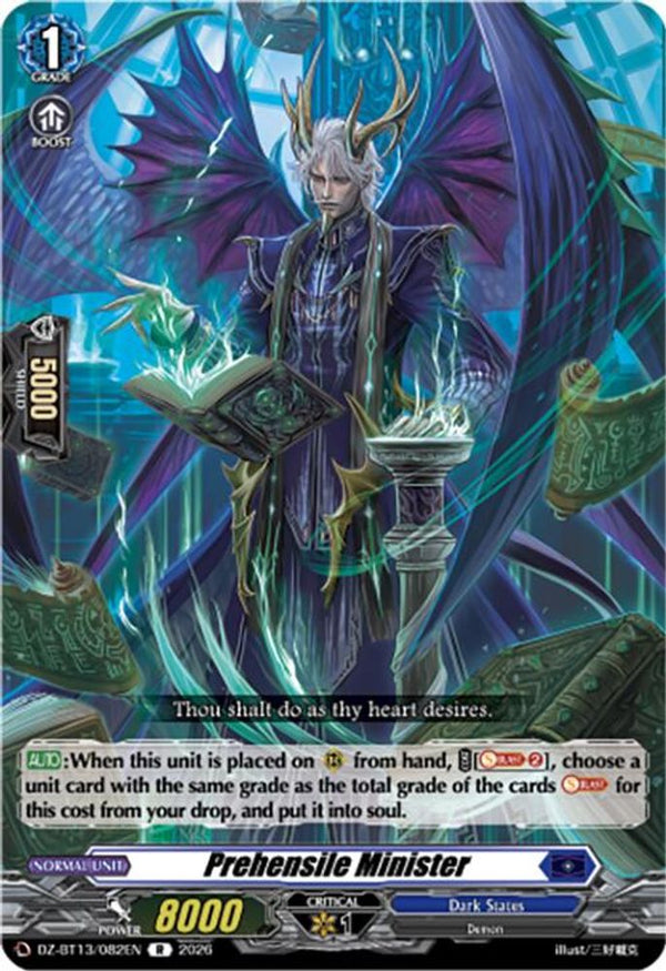 Prehensile Minister - DZ-BT13/082EN - Rare