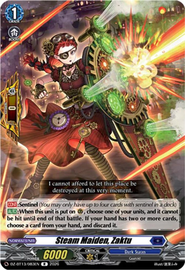 Steam Maiden, Zaktu - DZ-BT13/083EN - Rare