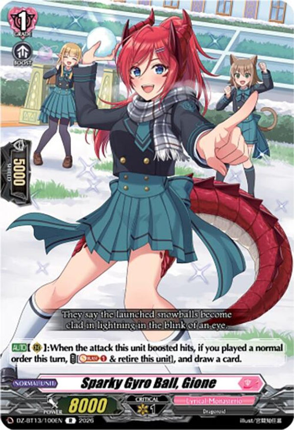 Sparky Gyro Ball, Gione - DZ-BT13/100EN - Rare